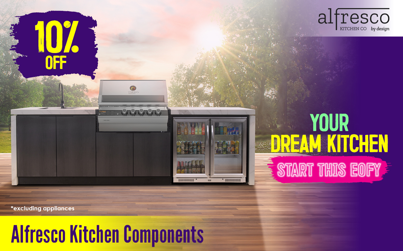 Build your Dream Kitchen this EOFY | 10% Off Alfresco Kitchen Co. Components